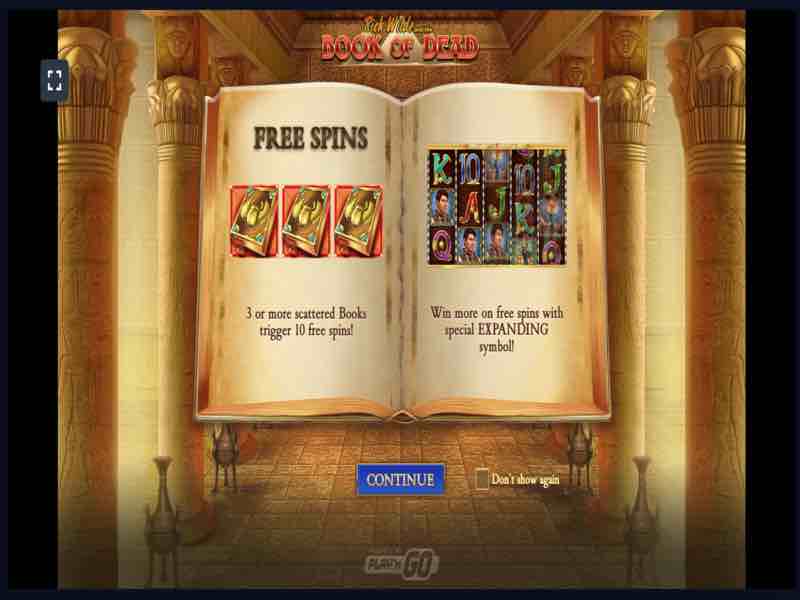 What is the Book of the Dead slot machine